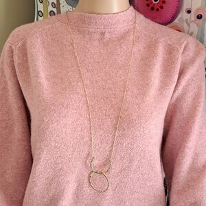 Anna & Ava NWT Gold Circle Pendant Necklace